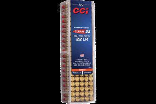 22 Long Rifle 100 Rounds Ammunition CCI 40 Grain Lead Nose